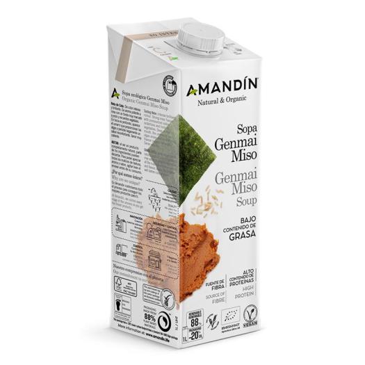 Caldo Genmai Miso Amandín Bio 1L