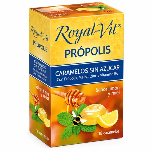 Caramelos de Propóleo con Limón y Miel Royal-Vit
