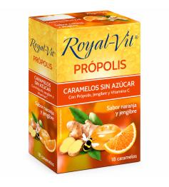 Caramelos de Propóleo con Jenjibre y Naranja Royal-Vit