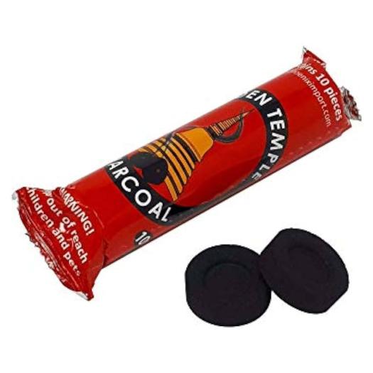 Carbón Golden Temple en Tabletas Tubo 33mm