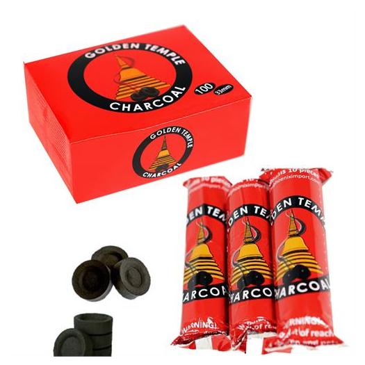 Carbón Golden Temple en Tabletas Tubo 33mm
