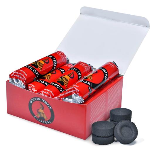 Carbón Golden Temple en Tabletas Tubo 40mm