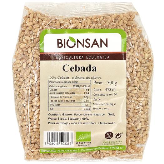 Cebada en Grano Bionsan Bio 500g