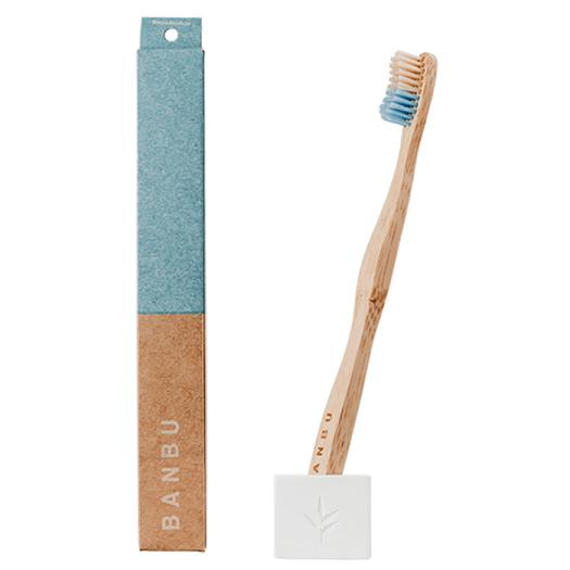 Cepillo de Dientes Adulto Medio Azul Banbu