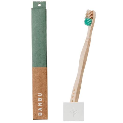 Cepillo de Dientes Adulto Suave Verde Banbu