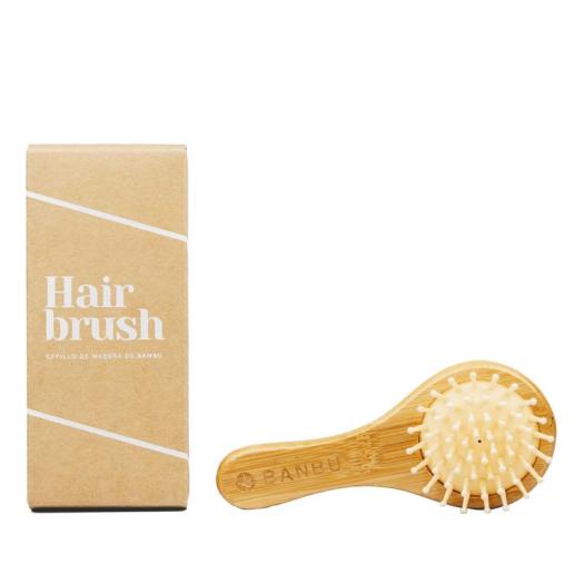Cepillo Pequeño para Pelo de Bambú Banbu