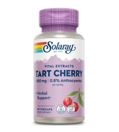Cereza Ácida Tart Cherry 850g Solaray 90 VegCaps