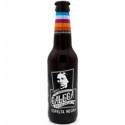 Cerveza de Espelta Negra Artesana Celebridade Galega Bio 330ml