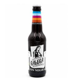 Cerveza Negra Sin Artesana Celebridade Galega Bio 330ml