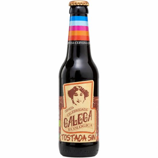 Cerveza Tostada Sin Alcohol Artesana Celebridade Galega Bio 330ml