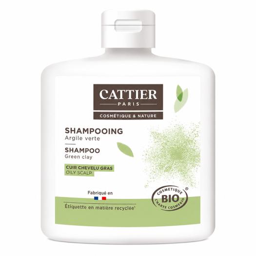 Champú cabellos grasos con arcilla verde Cattier Bio 250ml