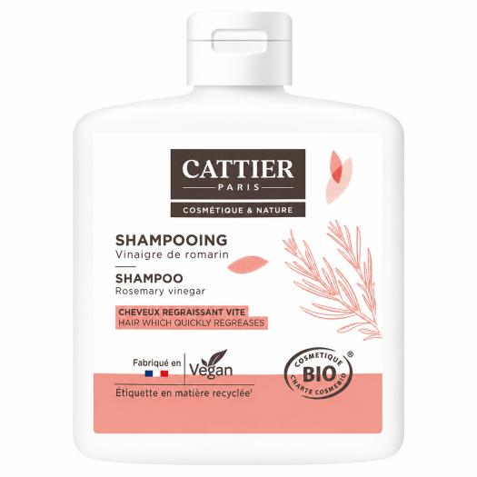 Champú cabellos grasos con vinagre de romero Cattier Bio 250ml