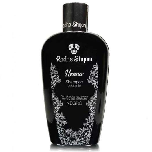 Champú Henna Color Negro Rhade Shyam 400ml
