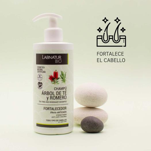 Champú Árbol del Té y Romero Labnatur Bio 450ml