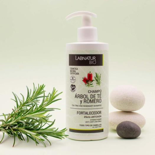 Champú Árbol del Té y Romero Labnatur Bio 450ml