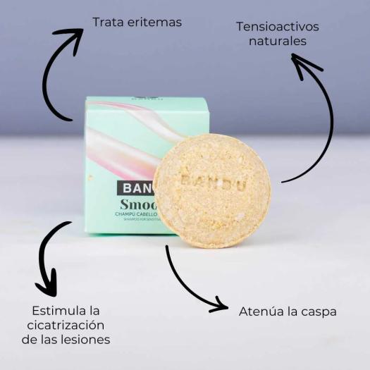 Champú Sólido Anticaspa para Cabello Sensible SMOOTH Banbu 75g