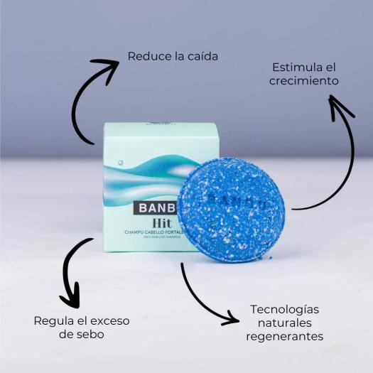 Champú Sólido Fortalecedor Anticaída HIT Banbu 75g