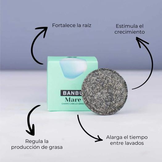 Champú Sólido Mare para Cabello Graso Banbu 75g