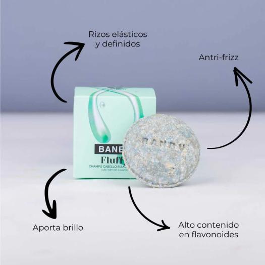 Champú Sólido para Pelo Rizado FLUFFY Banbu 75g