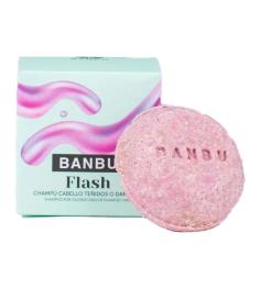 Champú Sólido Reparador para Cabello Teñido FLASH Banbu 75g