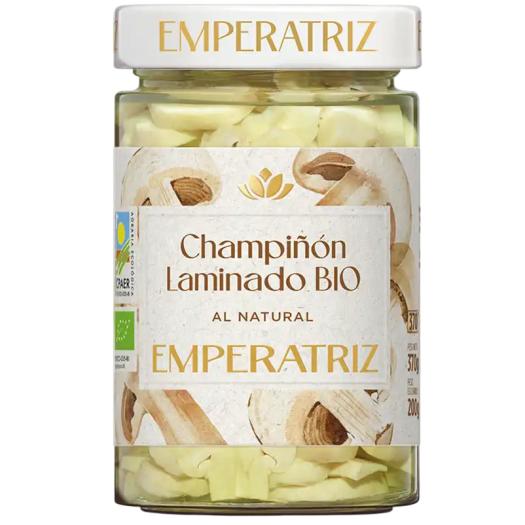 Champiñón Laminado Conserva Cristal Emperatriz Bio 370 ml