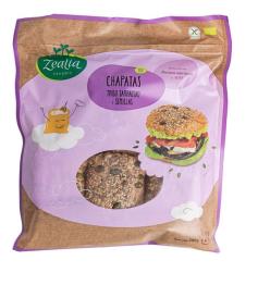 Chapatas Sarraceno y Semillas Sin Gluten Zealia Bio 280g