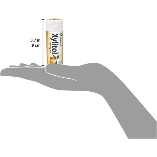 Chicles de Xylitol Sabor Frutas Miradent Bote 30uds