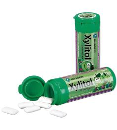 Chicles de Xylitol Sabor Manzana Miradent Bote 30uds