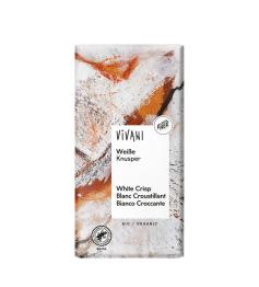 Chocolate Blanco con Arroz Inflado Bio Vivani 100g