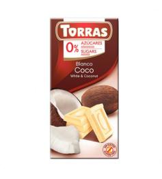 Chocolate Blanco con Coco Sin Azúcar Classic Convencional 75g