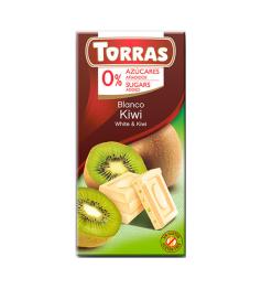 Chocolate Blanco con Kiwi Sin Azúcar Classic Convencional 75g