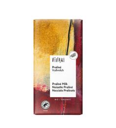Chocolate con Leche con Praliné Bio Vivani 100g