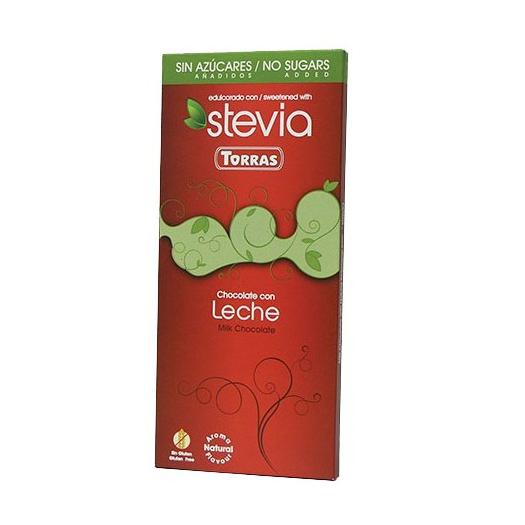 Chocolate con Leche con Stevia Convencional 100g