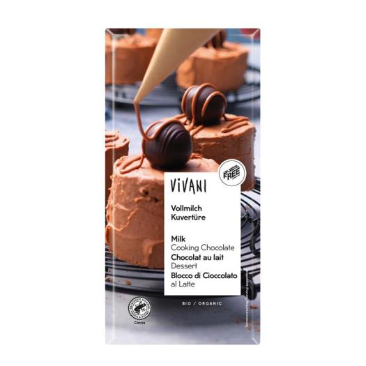 Chocolate con Leche para Postres Bio Vivani 200g