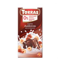 Chocolate con Leche y Avellanas Sin Azúcar Classic Convencional 75g
