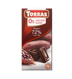 Chocolate Negro 72% Sin Azúcar Classic Convencional 75g