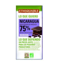 Chocolate Negro 75% Nicaragua Ethiquable Bio 100g