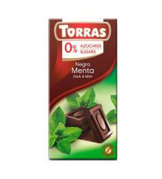 Chocolate Negro con Menta Sin Azúcar Classic Convencional 75g