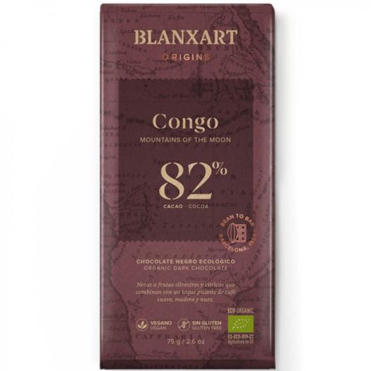 Chocolate Negro Congo 82% Blanxart Bio 75g