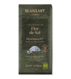 Chocolate Negro Nicaragua 85% Flor de Sal Blanxart Bio 75g