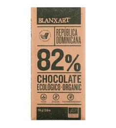 Chocolate Negro República Dominicana 82% Blanxart Bio 75g