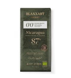 Chocolate Negro sin Azúcares Nicaragua 87% Blanxart Bio 75g