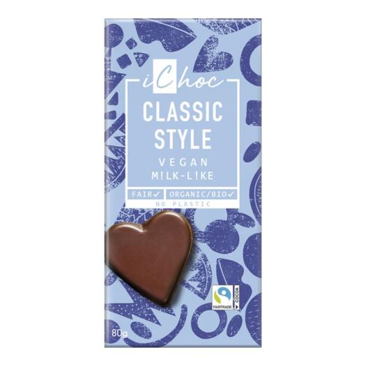 Chocolate Vegano Clásico Bio iChoc 80g