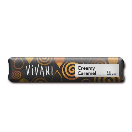 Chocolatina Cremosa Rellena de Caramelo Bio Vivani 40g