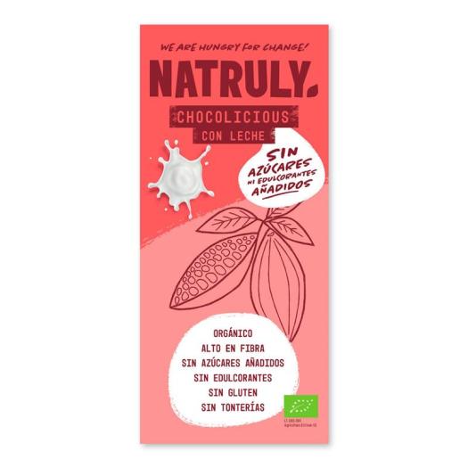 Chocolicious con Leche Bio Natruly 85g