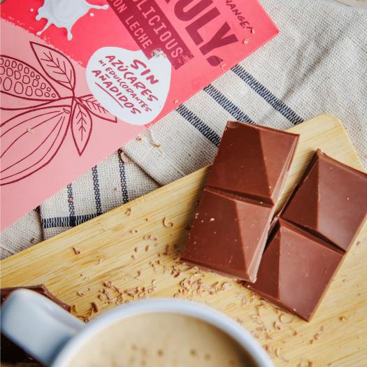 Chocolicious con Leche Natruly 85g