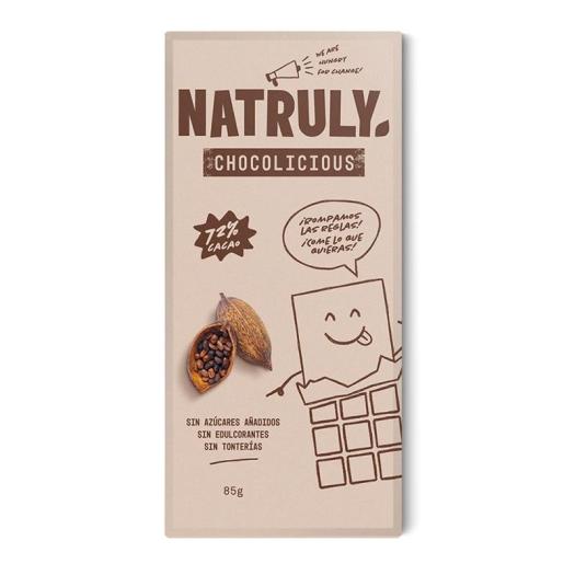 Chocolicious Negro Natruly 85g