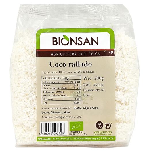 Coco Rallado Bionsan Bio 200g