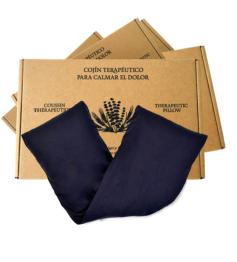 Cojín Terapéutico con Funda Azul Aromedi 15x48cm