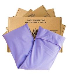 Cojín Terapéutico con Funda Lila Aromedi 15x48cm